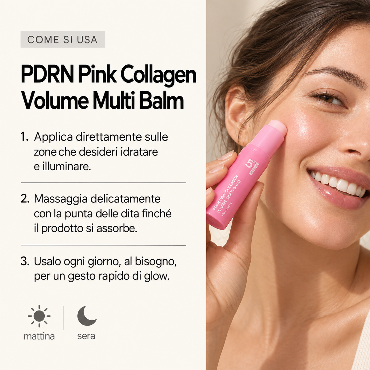 The Daily Balm - Stick PDRN al collagene